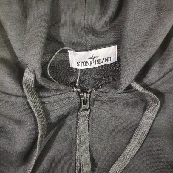 Stone Island Black Hooded Jacket - Picture 5 of 11